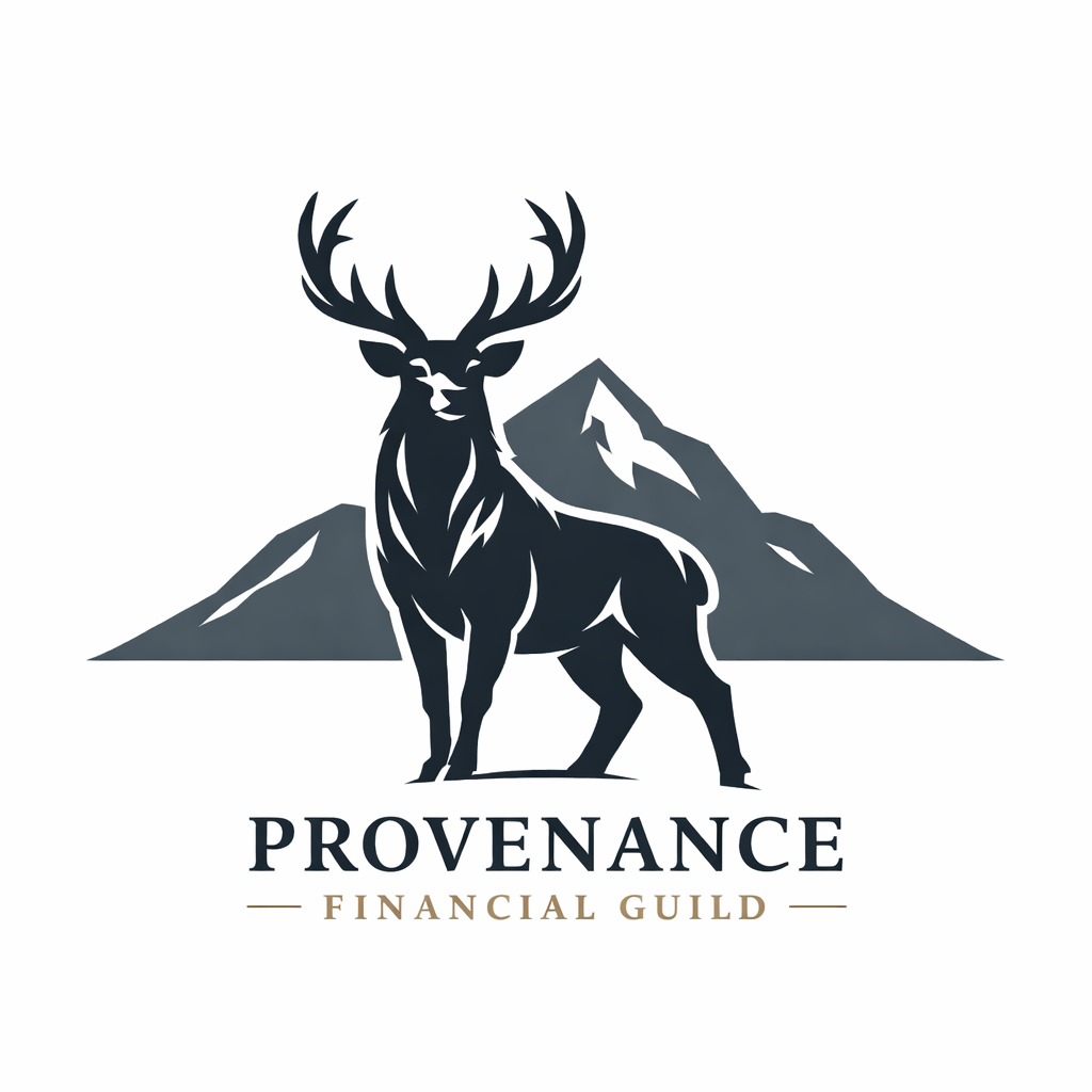 Provenance Financial Guild — stag and mountain emblem